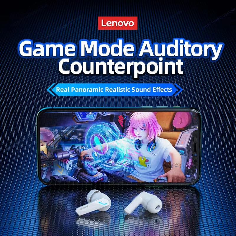 Écouteurs Sans Fil Lenovo GM2 Pro — Bluetooth 5.3 Gaming | Norève