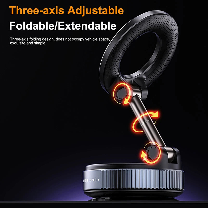 Support Téléphone Magnétique 360° — Vacuum Magnet | Norève